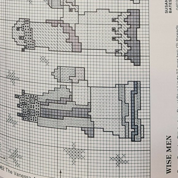 A Teddy Bear Holiday Cross Stitch Sewing Book 1982 - Picture 6 of 12